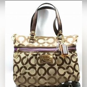 Coach Poppy Op Art Handbag